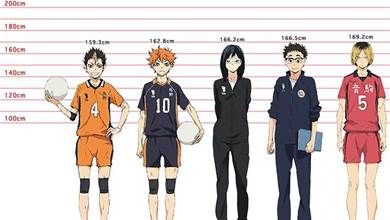 運動番角色身高一覽！你跟誰最接近？