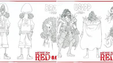 海賊王劇場版RED首次公佈！草帽一夥服裝設定「參加音樂節，個性時尚」，隱藏眾多細節！