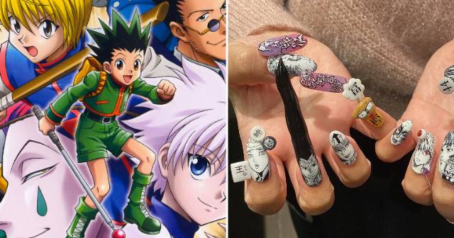 日本推友自製《獵人彩繪指甲》中間混入「大傑」成為暗殺武器？！