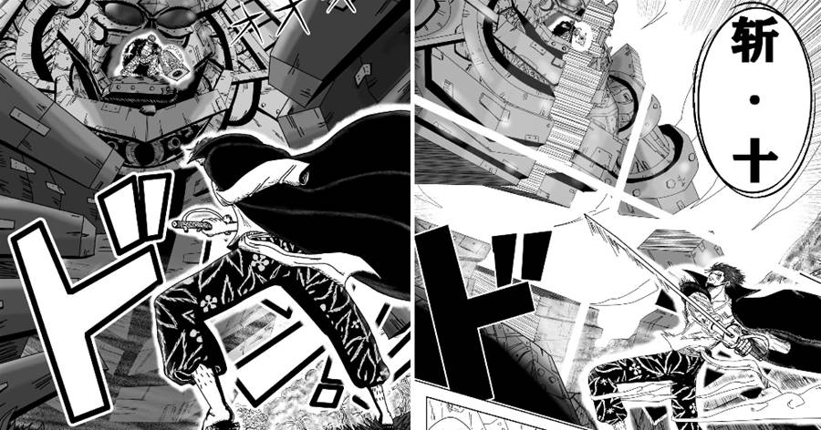 海賊王【同人漫畫】：結果公布！基德開覺醒和「高達」，卻被香克斯一招秒殺