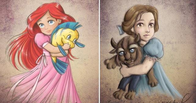 回憶起我們小時候！《迪士尼公主與吉祥物》她們從小就跟我們玩得不一樣！