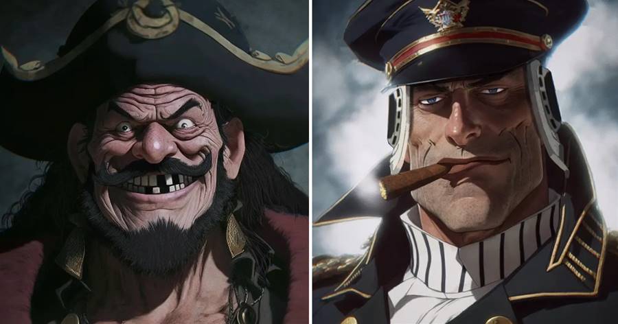 《海賊王》：AI寫實風的黑胡子海賊團，各成員還原度極佳